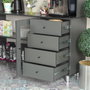 Hanah Home Armario Multiusos Grano 140 - Anthracite